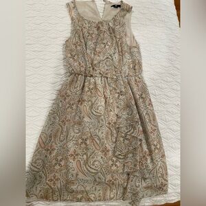 H&M Beige Paisley Blouse